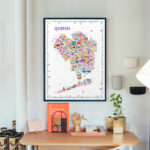 Alfalfa New York Iconic Queens Neighborhood Wall Art Poster Decor for Modern Home Office Bedroom Walls Manhattan Artwork for Bedroom Living Room Kitchen Bathroom or Above Bed Trendy Colorful City Print Vintage Map Souvenirs Perfect Souvenir Gift