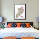 Iconic Staten Island Poster Colorful Artwork Home Walls Designer Wall Art Trendy Colorful NYC Map Bright New York City Fashion Decor Vintage Cool Travel Posters Unique Maps Gift Souvenir Paper Prints Office Bedroom Kitchen Farmhouse Entryway Foyer