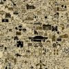 Iconic Queens Wall Art Poster – Antique Sepia Edition – Artwork Print Vintage Map of Queens NYC for Home living room dorm teen farmhouse kitchen entryway bedroom foyer or Office Décor | Retro New York NY Gift