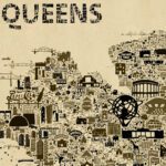 Iconic Queens Wall Art Poster – Antique Sepia Edition – Artwork Print Vintage Map of Queens NYC for Home living room dorm farmhouse kitchen entryway bedroom foyer or Office Décor | Retro New York NY Gift
